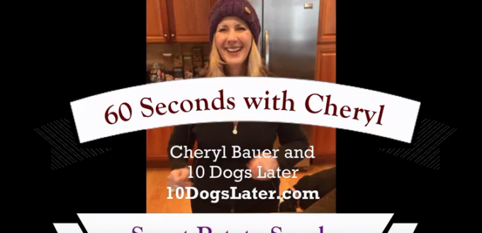 60 Seconds with Cheryl: Need An Easy, Inexpensive, HEALTHY Snack for Your Diggity Dog?