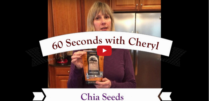 60 Seconds with Cheryl: Adding Chia Seeds to Your Diggity Dog’s Kibble